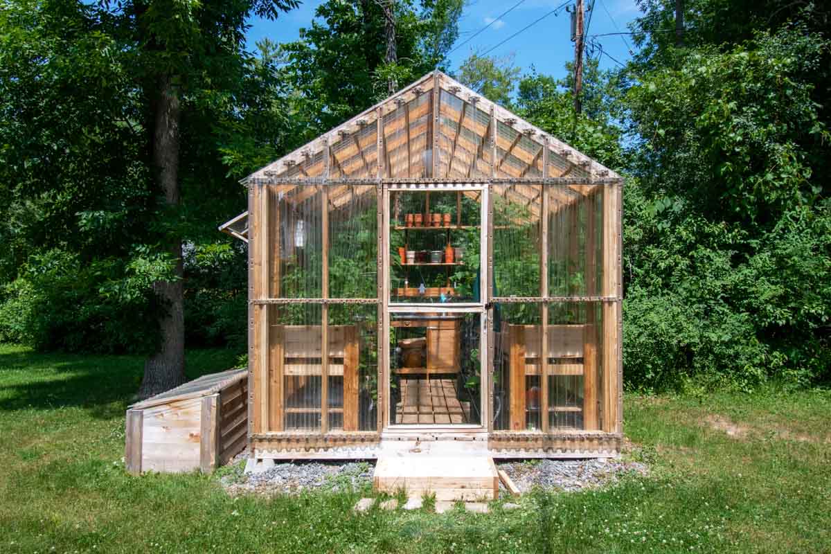 Wooden Frame Greenhouse
